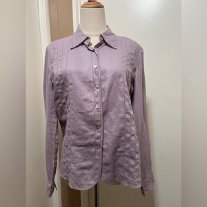 Sundance Lavender Button Down Shirt
